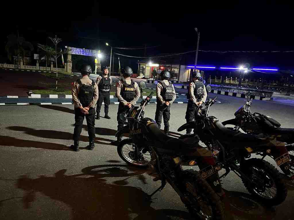 Satgas OMB Polres Aceh Jaya Gelar Patroli Perintis Presisi