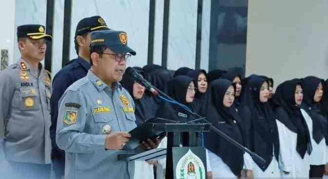 Aceh Barat Kerahkan 963 Satlinmas Bantu Pengamanan Pemilu 2024