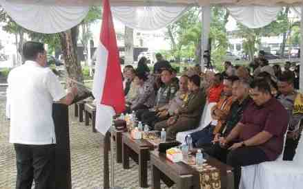 Dandim 0101/KBA Hadiri Simulasi Penghitungan Suara Pemilu
