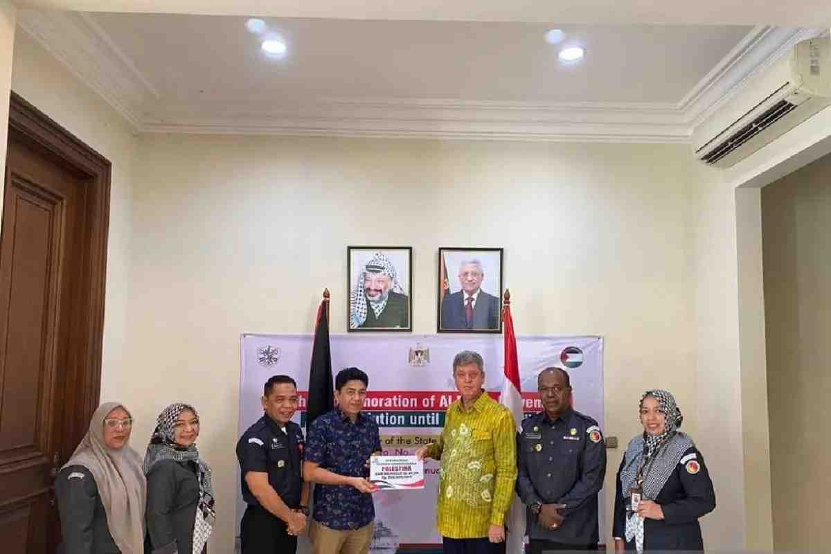 Panwaslih di Aceh serahkan bantuan kemanusiaan untuk Palestina Rp365 juta