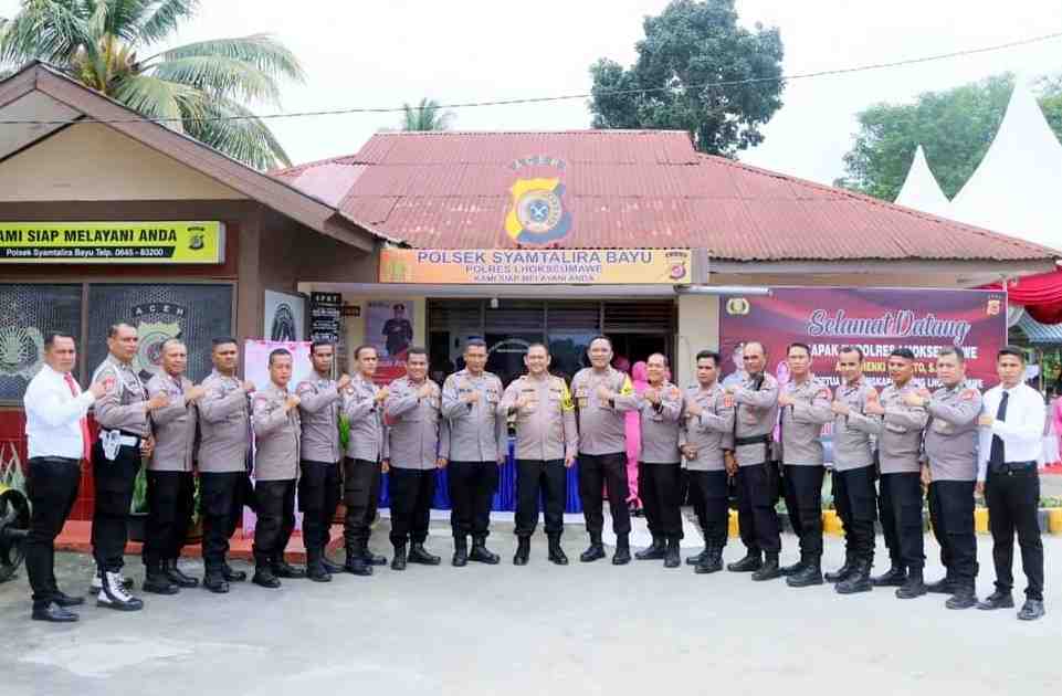 Kunker ke Polsek Syamtalira Bayu, Kapolres Ingatkan Personel Netralitas dalam Pemilu 2024