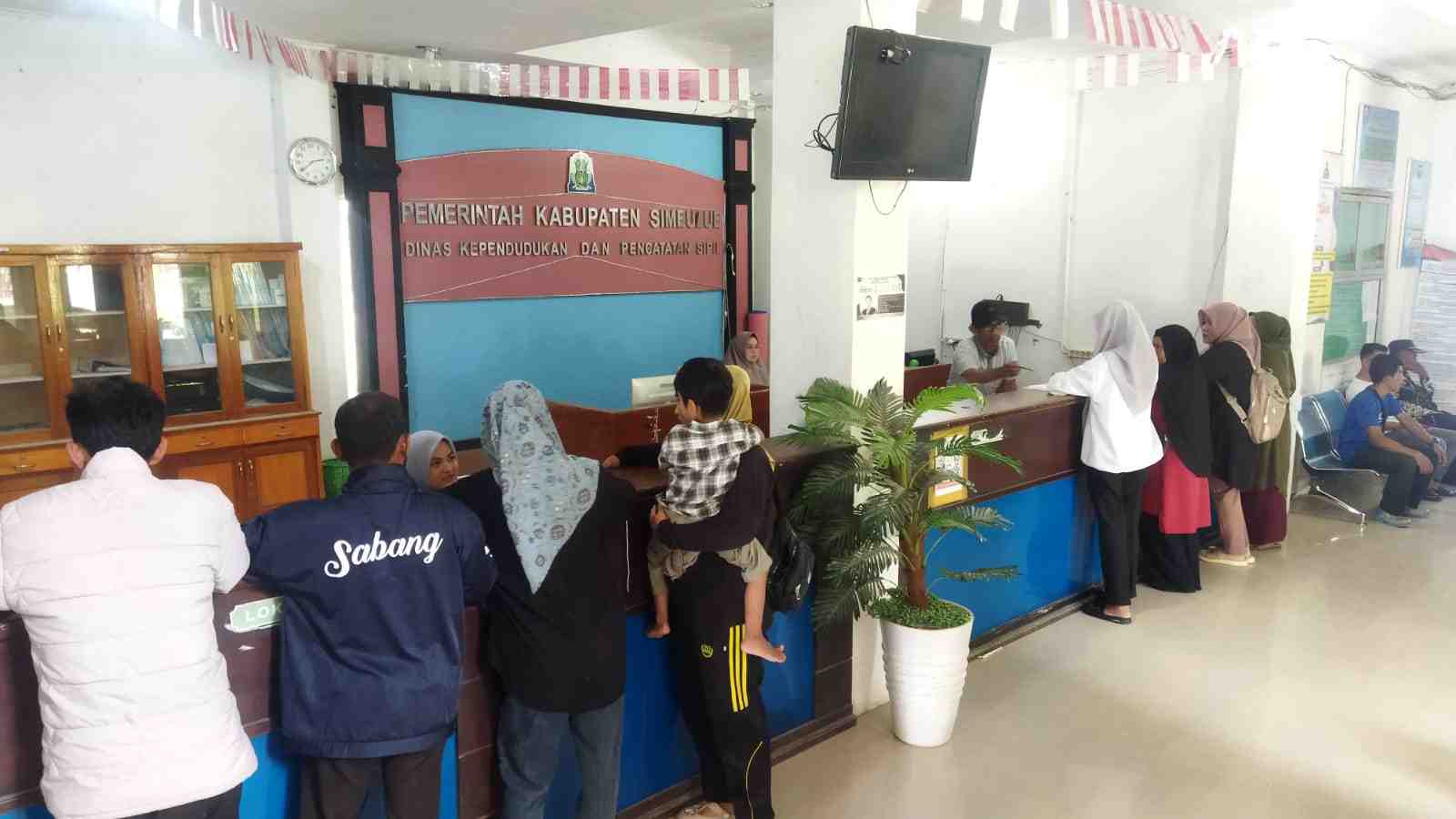 Ada Peningkatan Pemohon Rekam KTP Elektronik Jelang Pemilu 2024 di Simeulue
