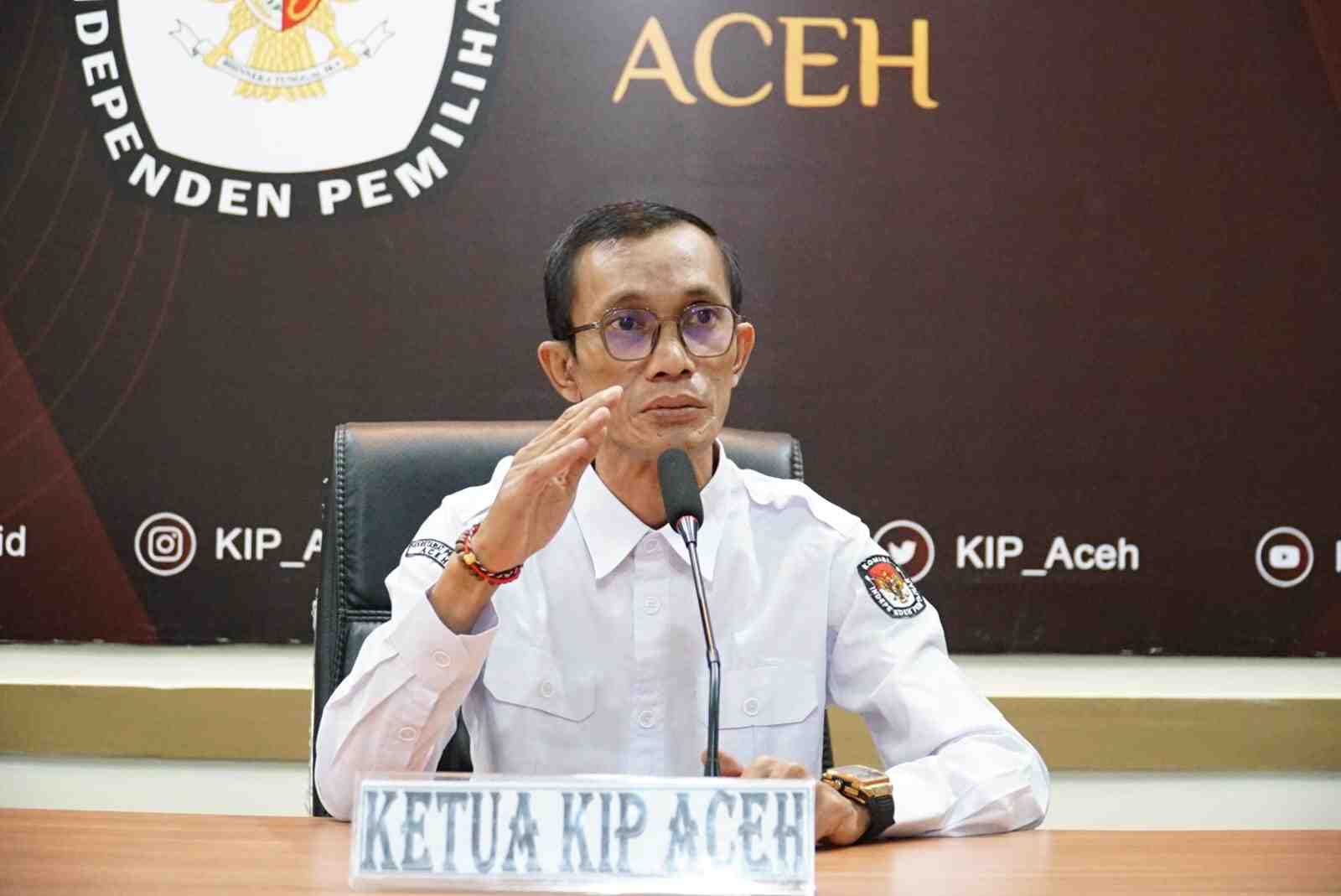 Ketua KIP Aceh Ingatkan Pemilih Dilarang Bawa HP ke Bilik Suara