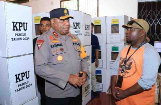 Sukseskan Pemilu, Polda Papua Prioritaskan Pengamanan dan Pengawalan KPU
