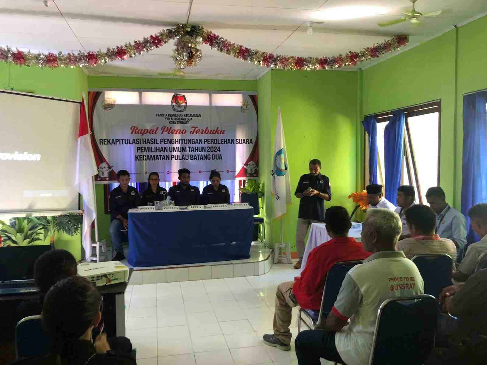 Pulau Batang Dua Gelar Pleno Rekapitulasi Penghitungan Suara