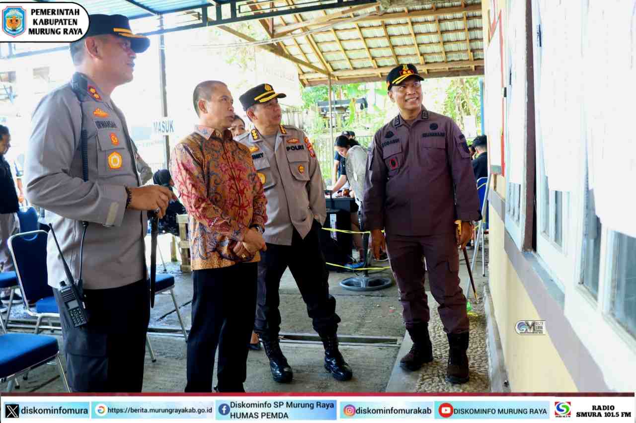 Forkopimda Mura Memantau Pemungutan Suara di sejumlah TPS