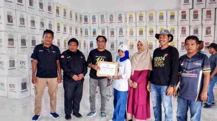 Pleno Rekapitulasi Suara di Tingkat Kecamatan se-Kota Tidore Selesai