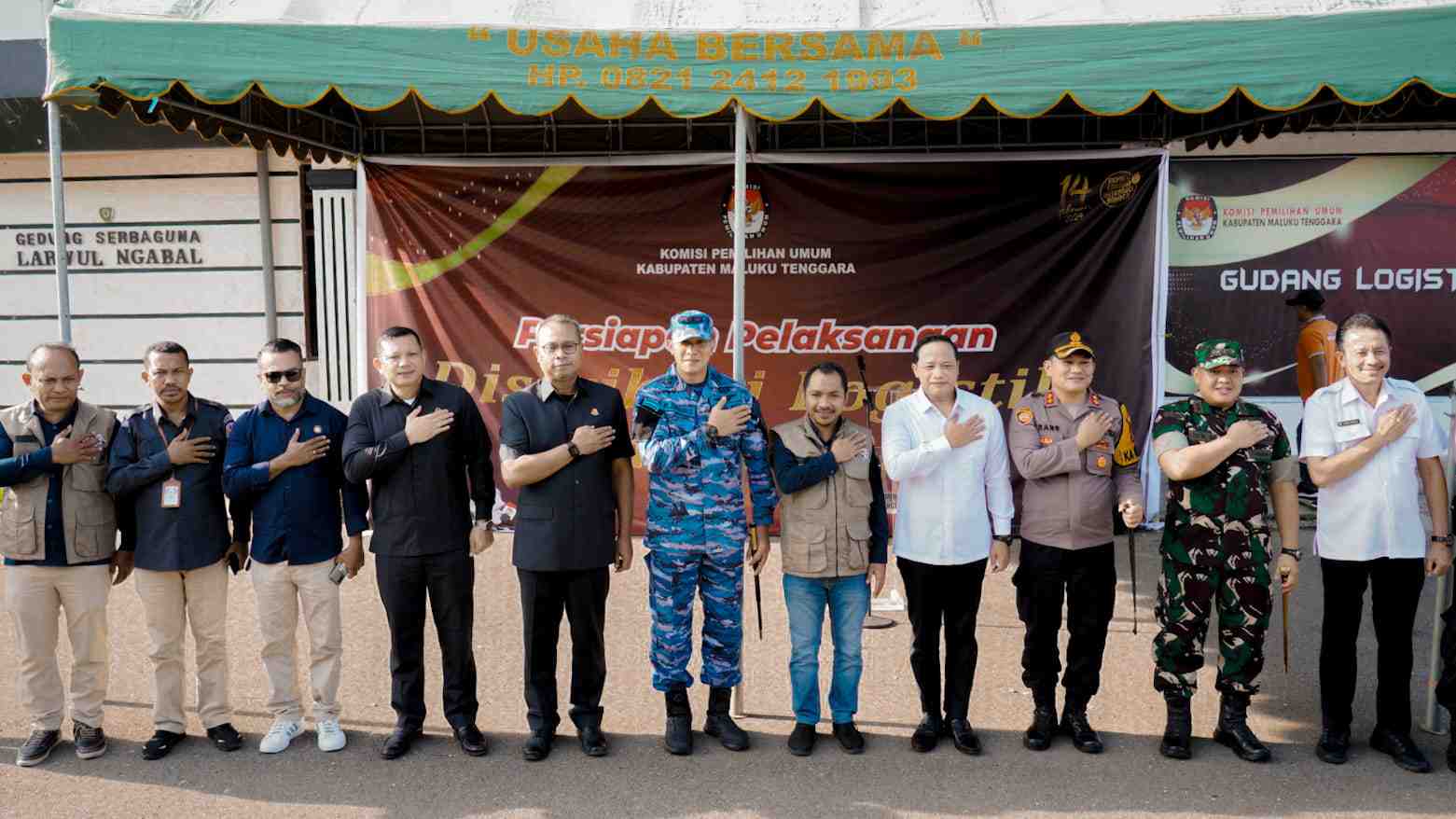 KPU Maluku Tenggara Mulai Distribusikan Logistik Pemilu 2024