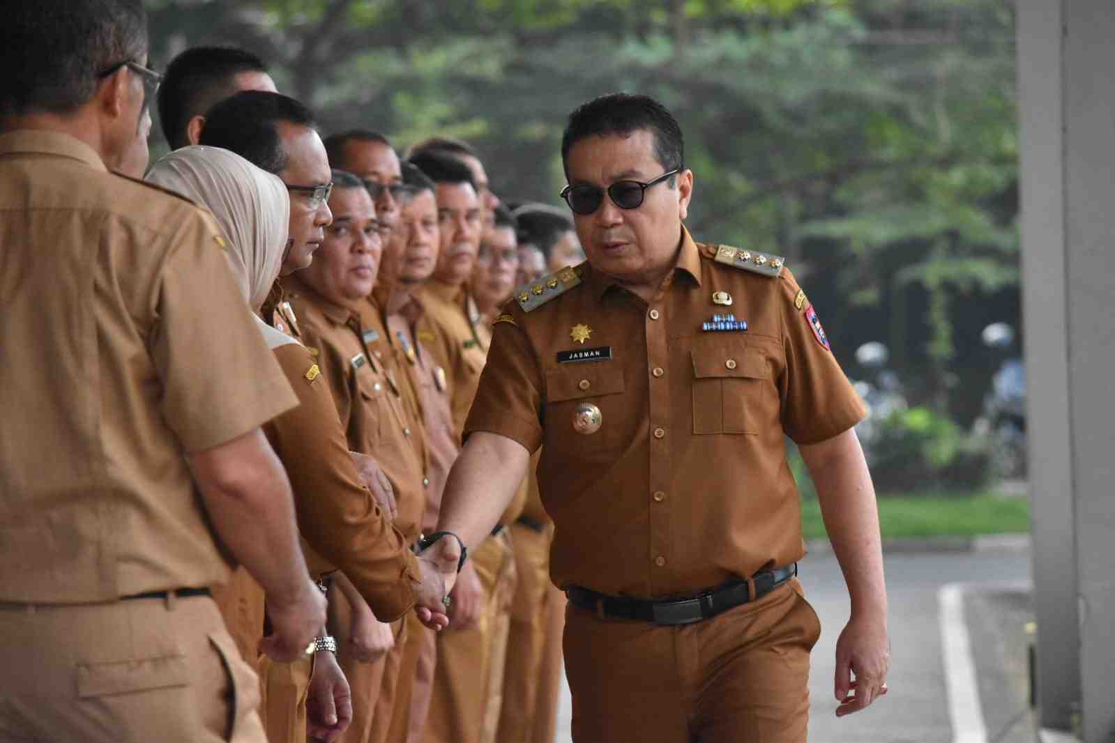 Apel Siaga Bersama Pemilu 2024, Pj Wako Jasman Tekankan Partisipasi Aktif dan Netralitas ASN