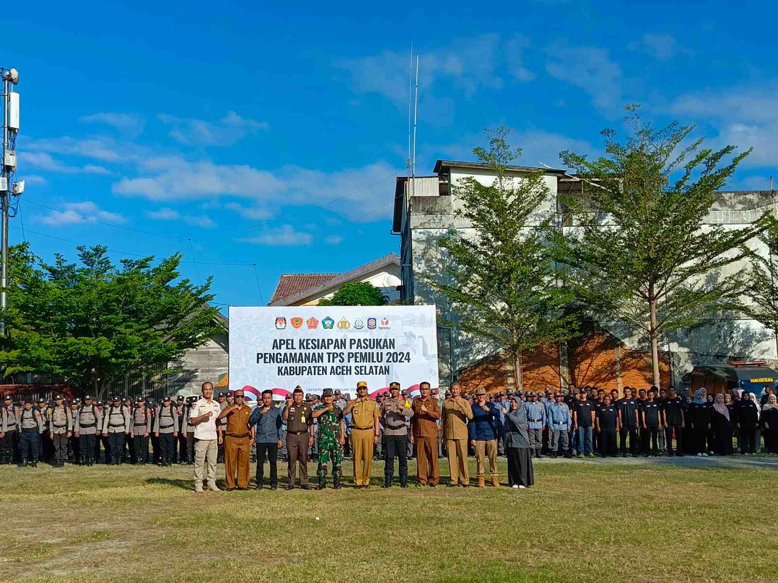 Apel Kesiapan dan Pergeseran Pasukan Pengamanan TPS 