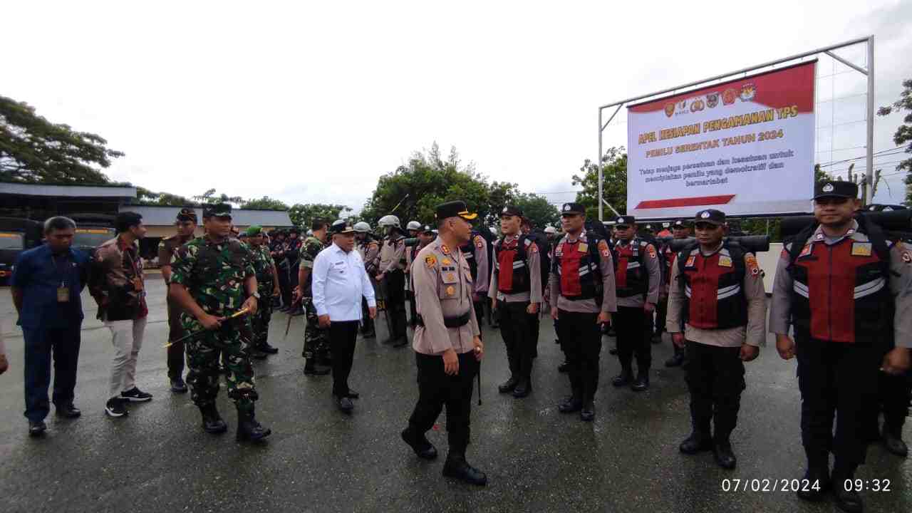 Polres Tanimbar Siagakan 310 Personil Amankan 346 TPS
