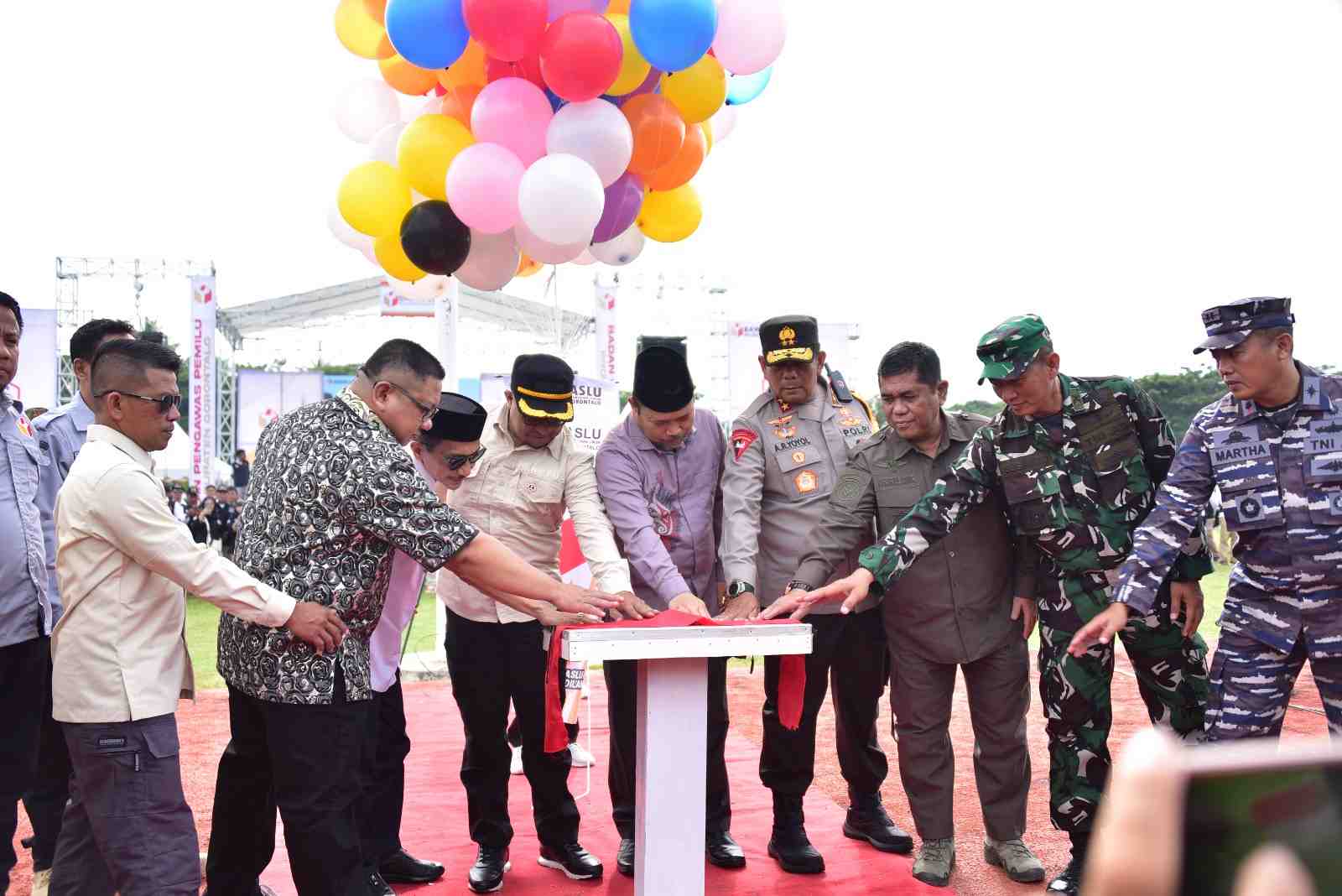 Bawaslu Gorontalo Gelar Apel Siaga Jelang Masa Tenang Pemilu