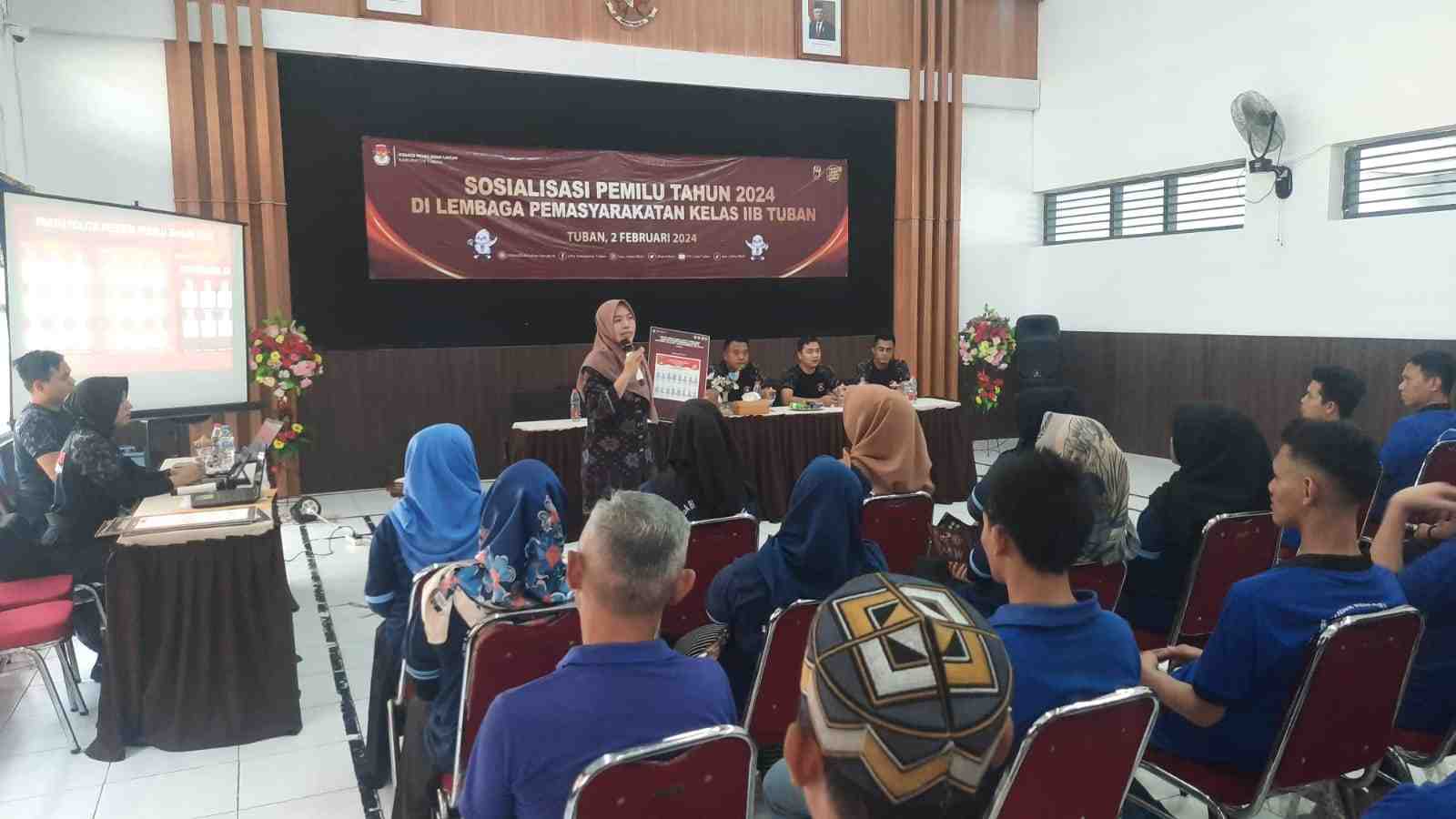 KPU Sosialisasikan Pemilu di Lapas Tuban