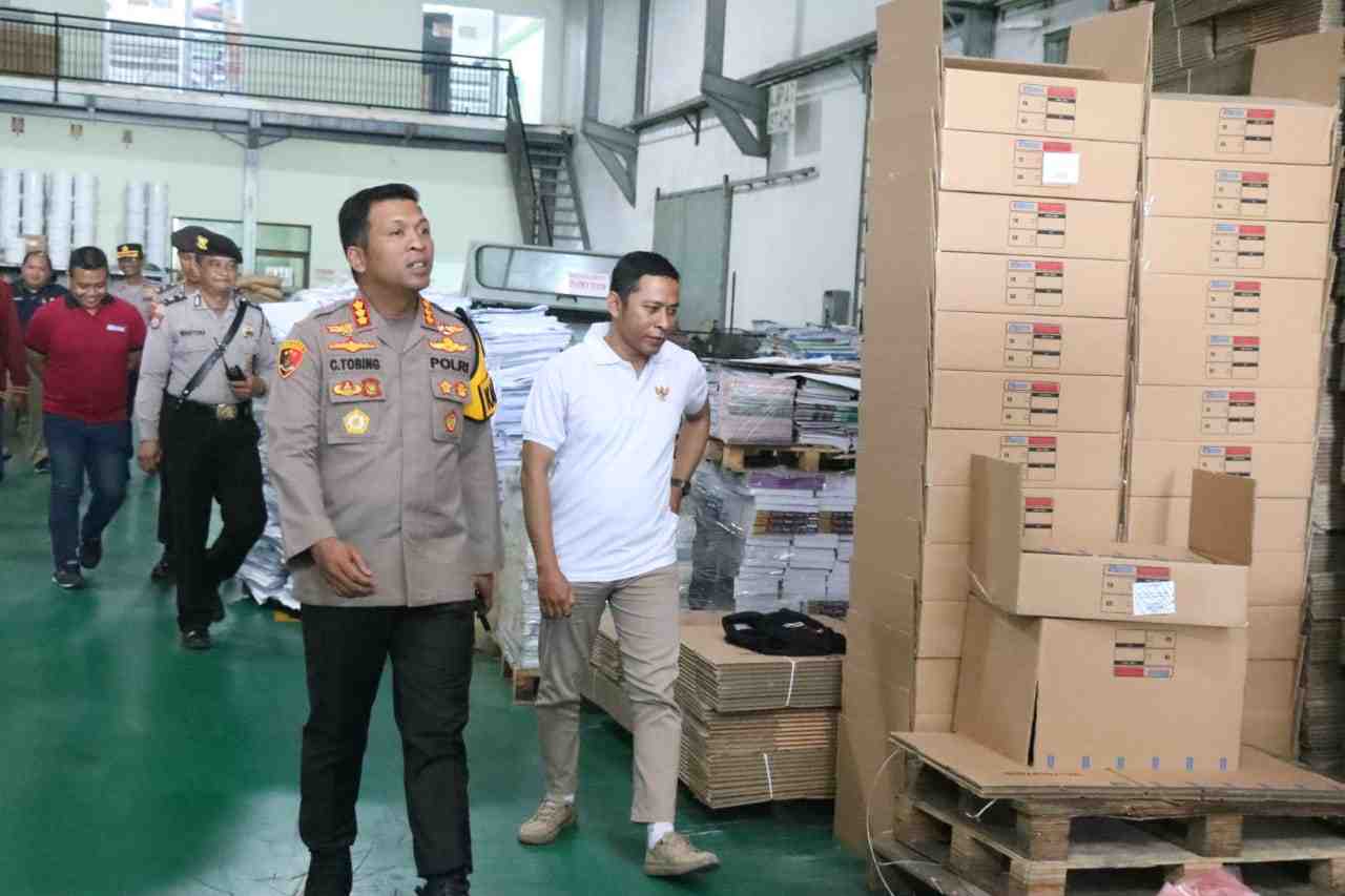 Kapolresta Sidoarjo Pastikan Logistik Pemilu 2024 Aman