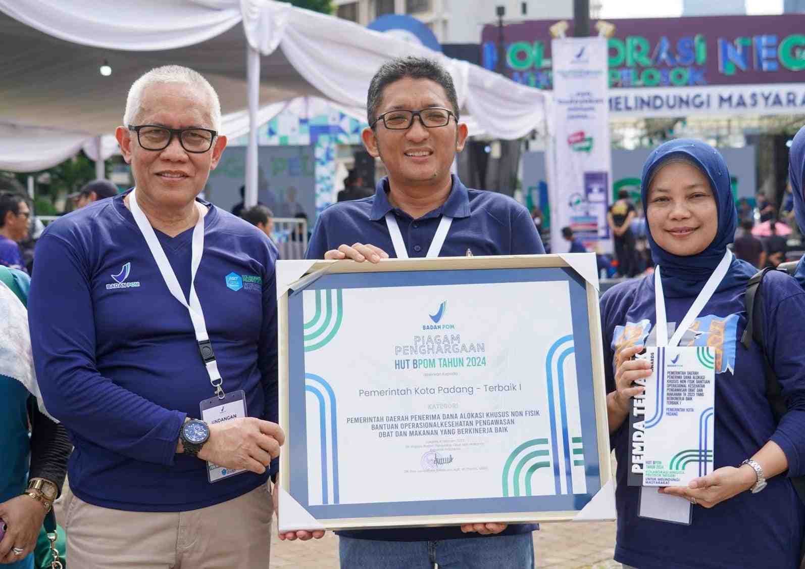Pemko Padang Terbaik 1 Realisasi BOK POM