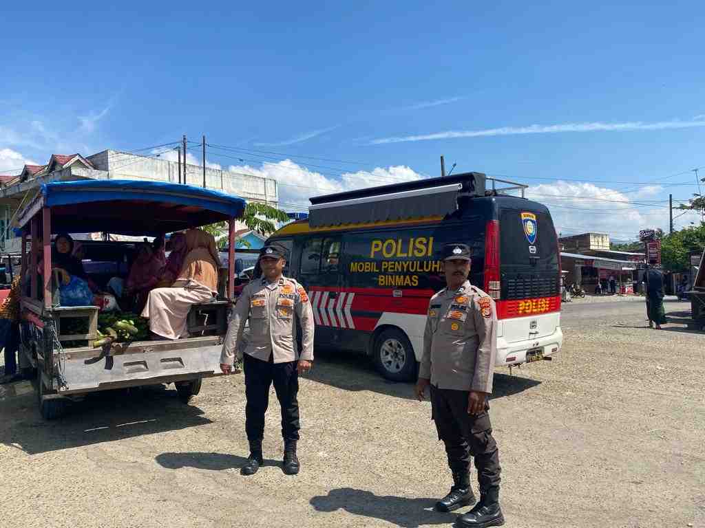 Sat Binmas Polres Aceh Besar Ajak Warga Sukseskan Pemilu 2024