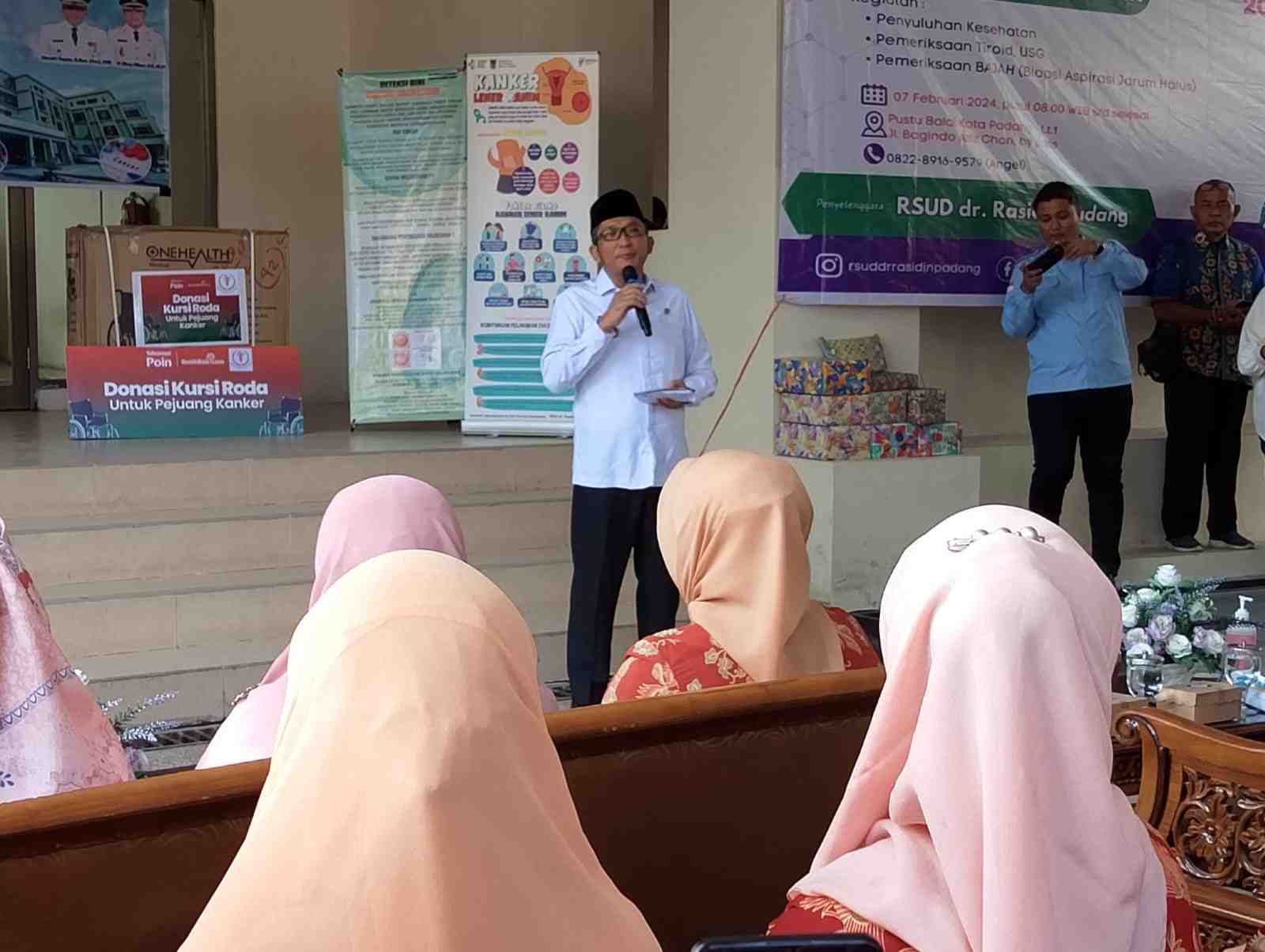 Perangi Kanker, Pemko Padang Gelar Screening Gratis di Hari Kanker Sedunia