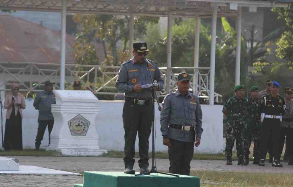 Pj Walikota A Hanan Pimpim Apel Siaga Pemilu 978 Linmas Kota Lhokseumawe