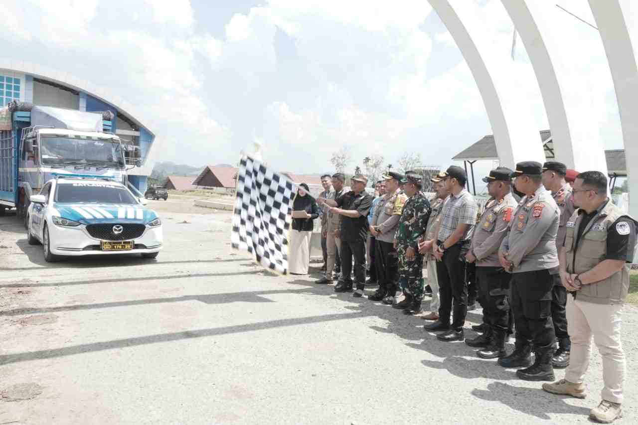 Asisten I Lepas Pendistribusian Logistik Pemilu 2024 