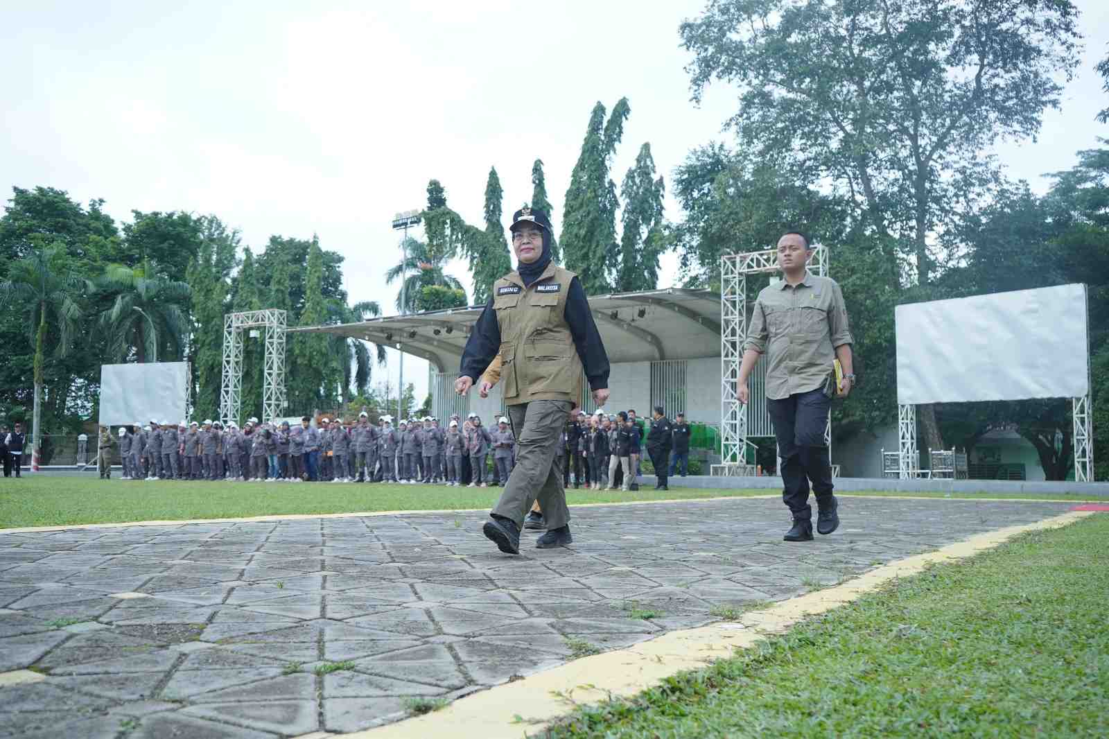Pimpin Apel Pengawasan masa Tenang Pemilu, Pj Wali Kota Jambi Instruksikan Ini
