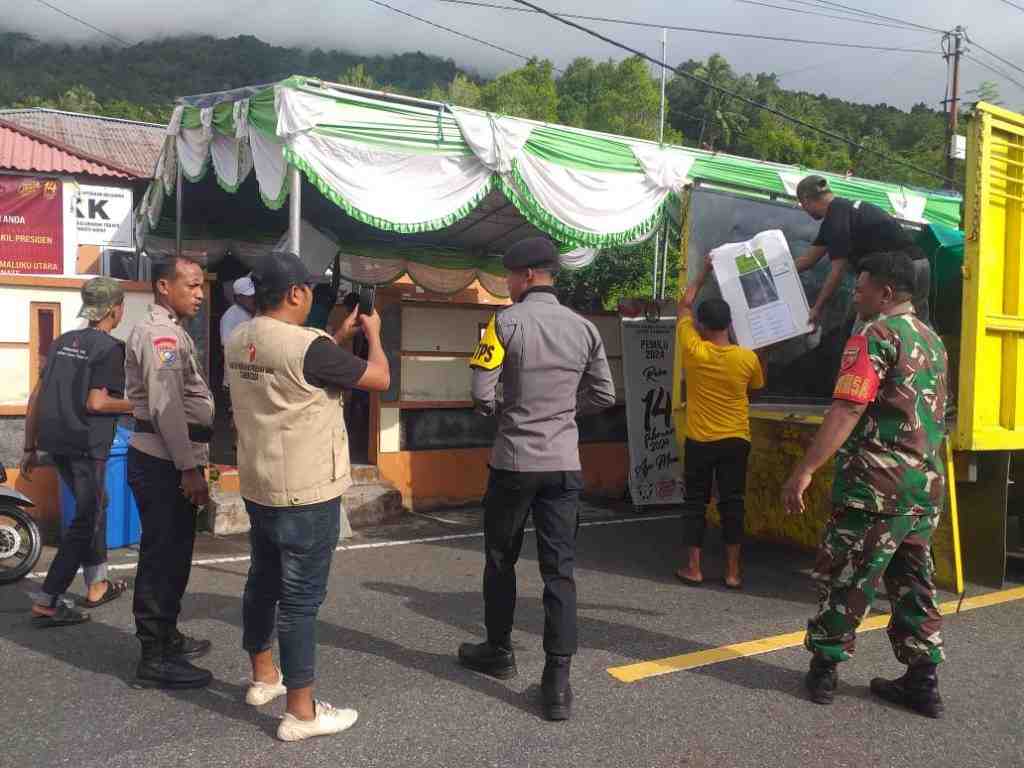 Polres Ternate Pastikan Distribusi Logistik Pemilu Berjalan Aman