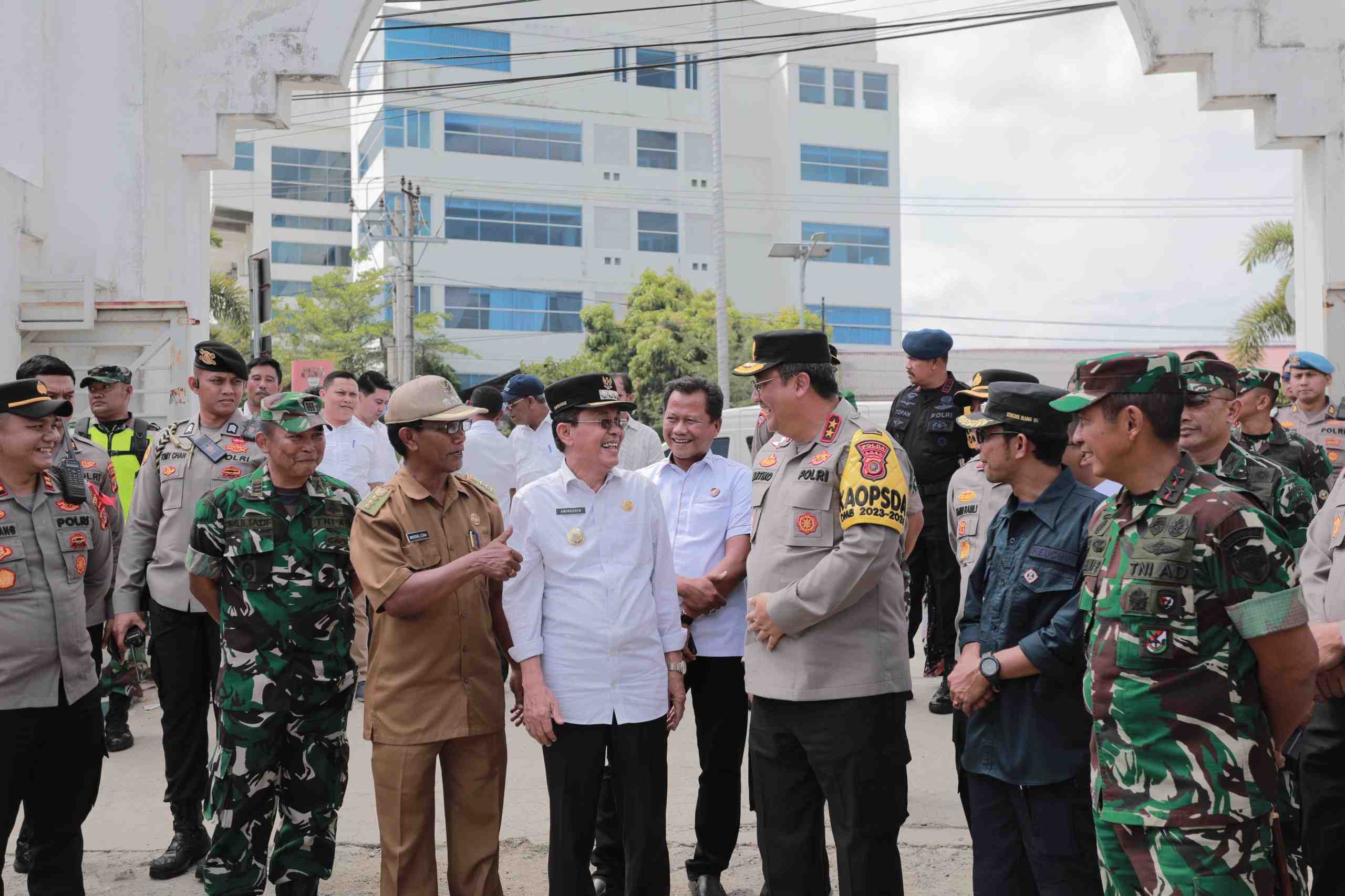 Pj Wali Kota Bersama Forkopimda Banda Aceh Turun Langsung Pantau Pemilu