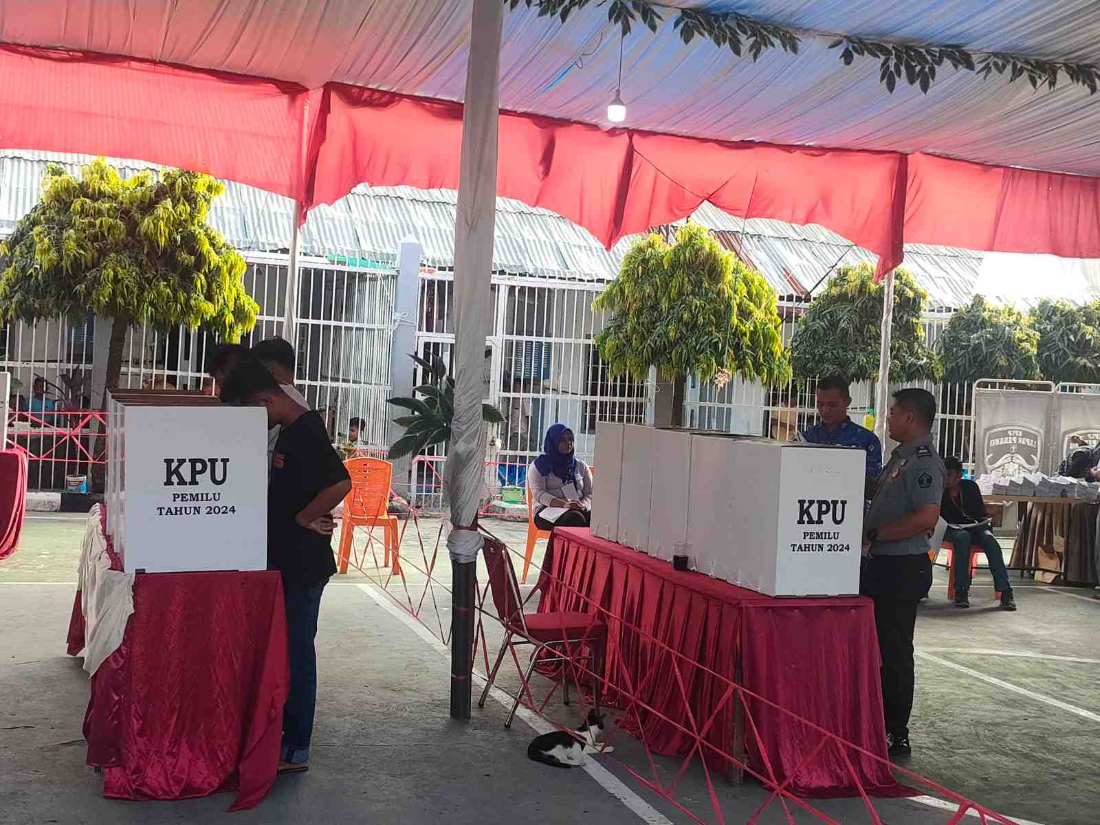 856 WBP Lapas Muaro Padang Salurkan Hak Suara