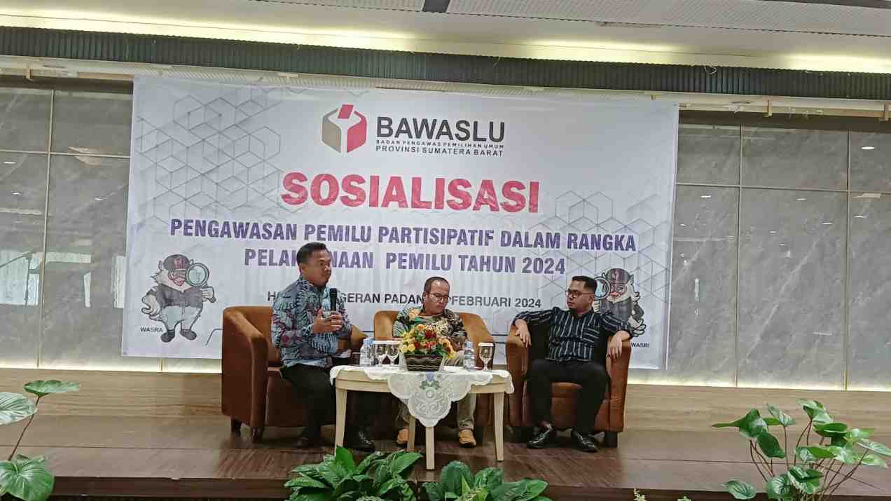 Bawaslu Sumbar Gelar Sosialisasi Pengawasan Pemilu Partisipatif