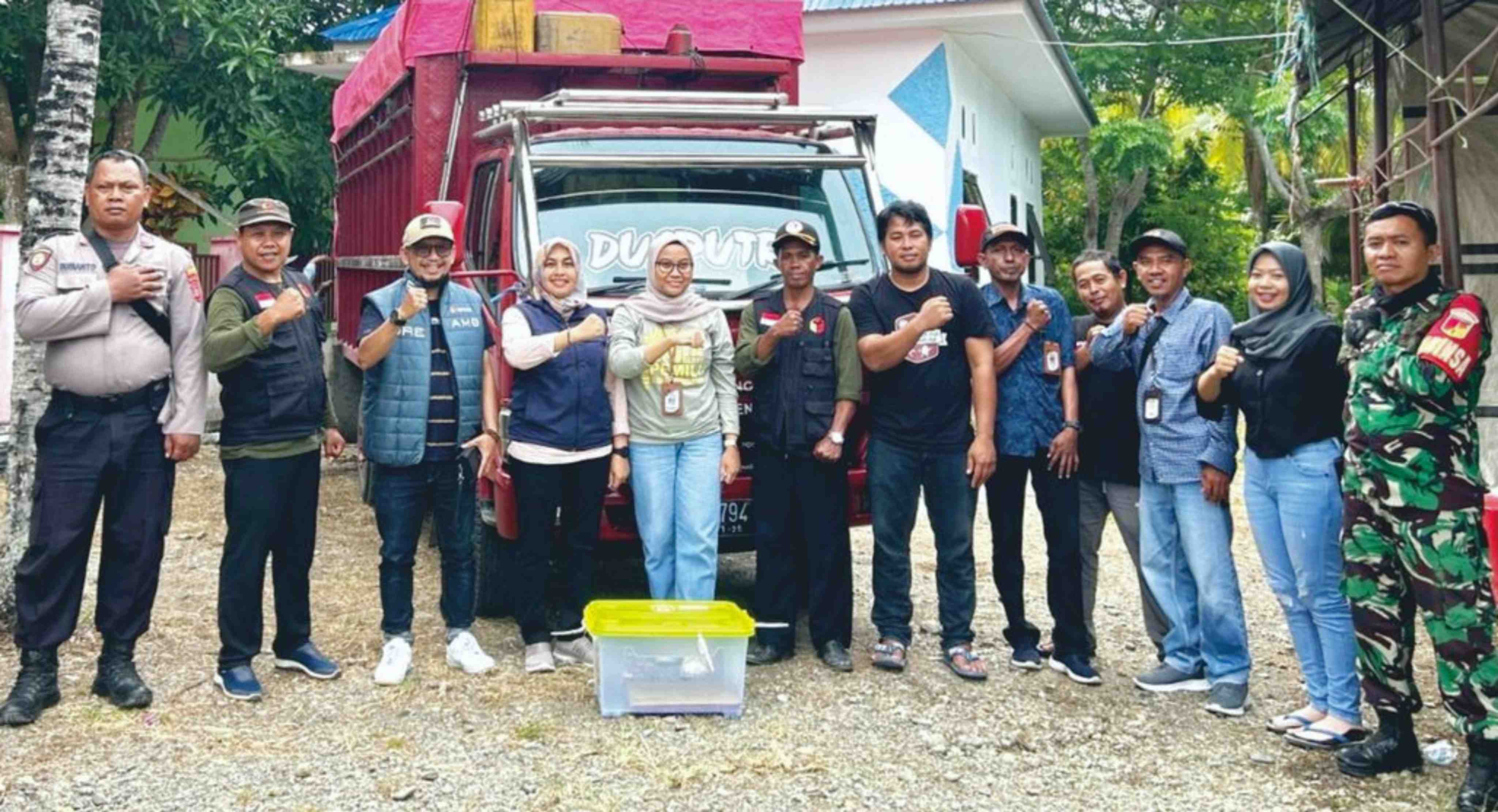 KPU Donggala Terima 1.070 Kotak Suara Pemilu 2024 dari Empat Kecamatan