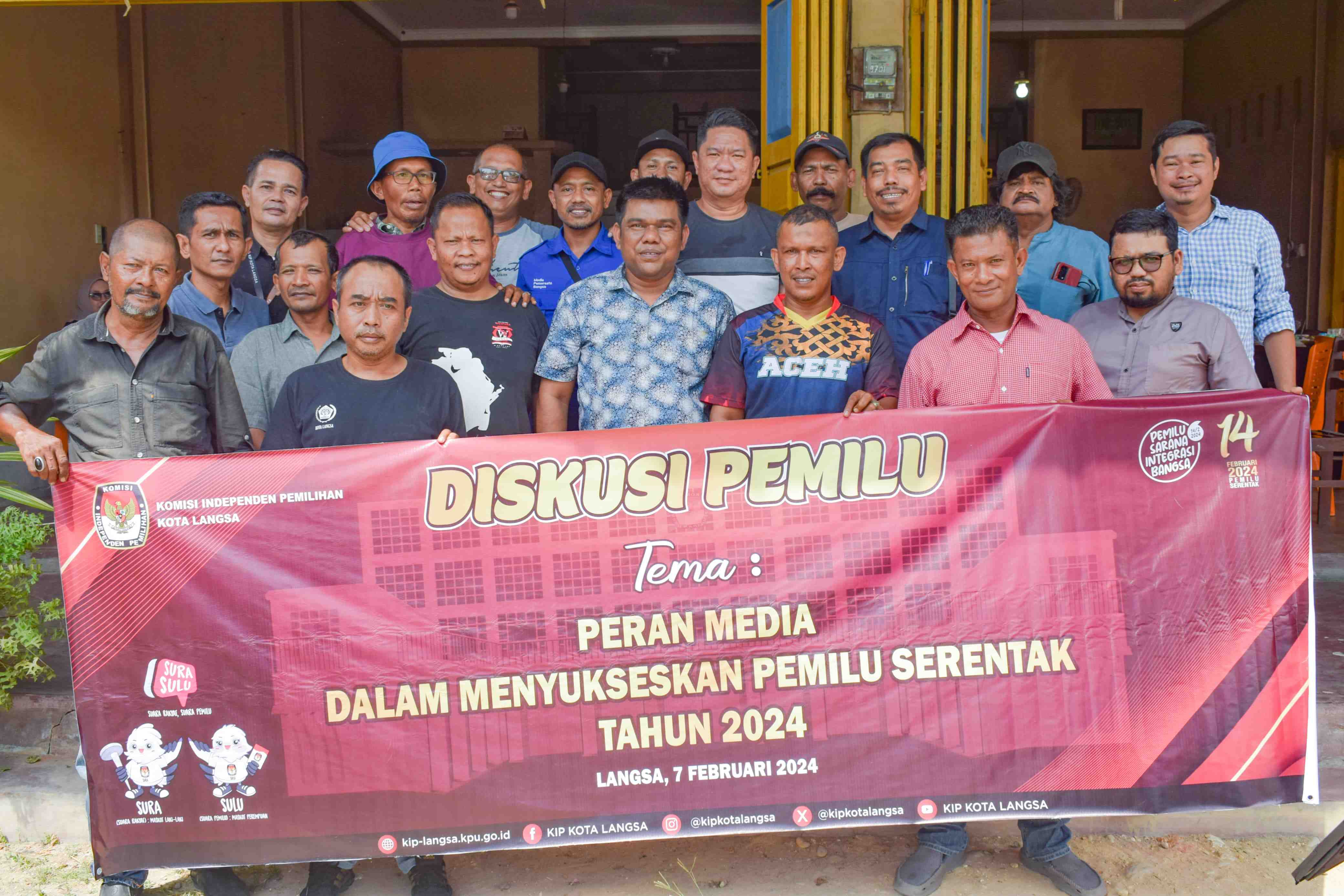 KIP Langsa Gelar Diskusi Pemilu Bersama Insan Pers