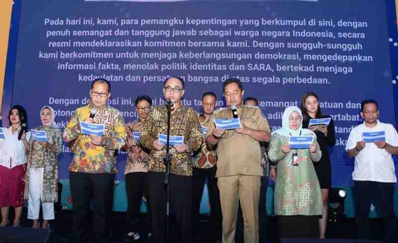 Menkominfo - Gen Z Makassar Dekalarasikan Pemilu Damai 2024