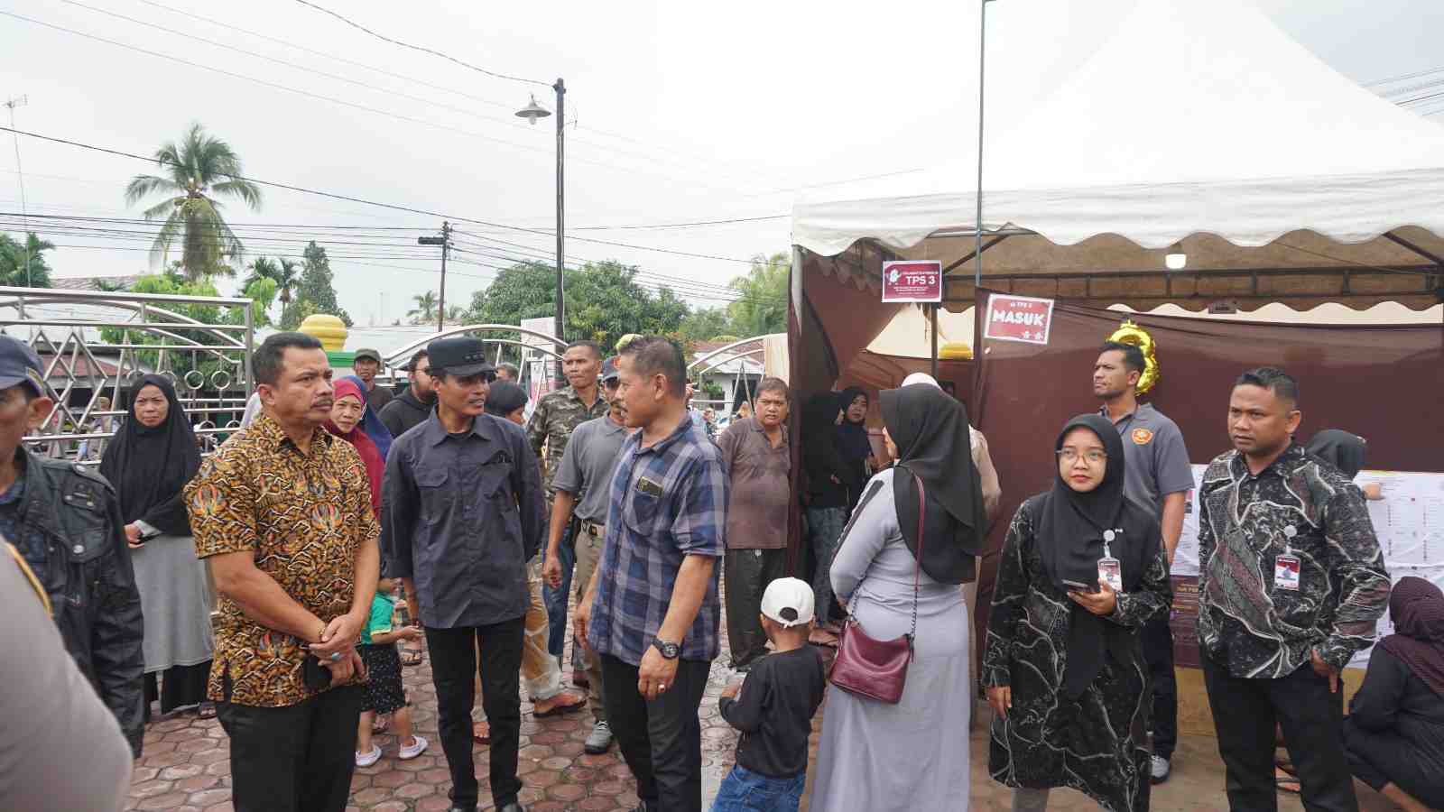 Pj Walikota Langsa Tinjau Pelaksanaan Pemilu 