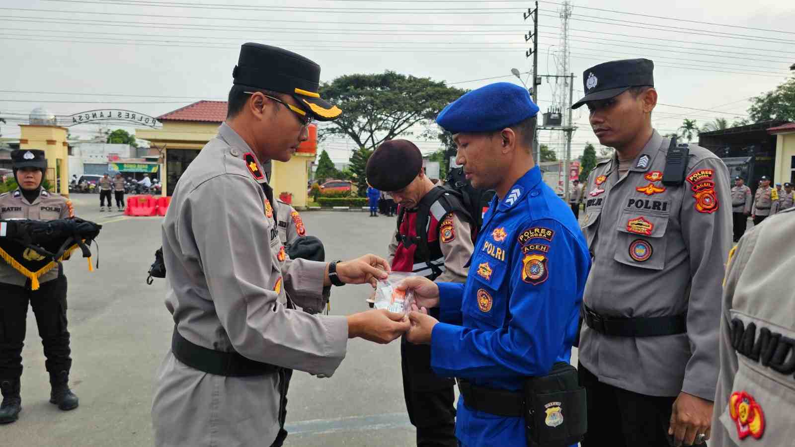 Polres Langsa Turunkan 386 Personel Pengamanan TPS