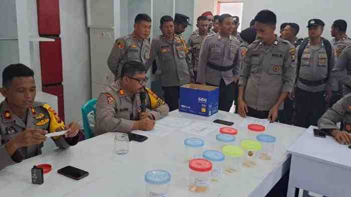 Guna Netralitas, Pembagian Personel Pengamanan TPS di Halmahera Timur Pakai Sistem Undian
