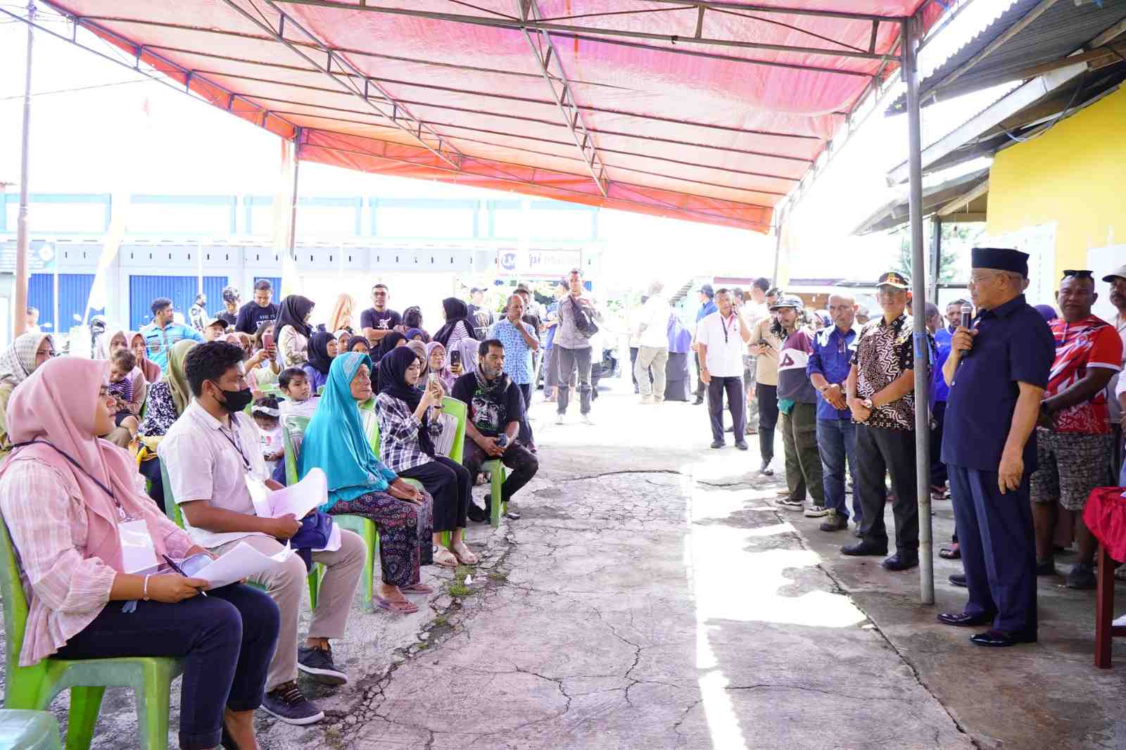 Walikota Tidore Pantau Suasana Pemelihan Di Pulau Tidore