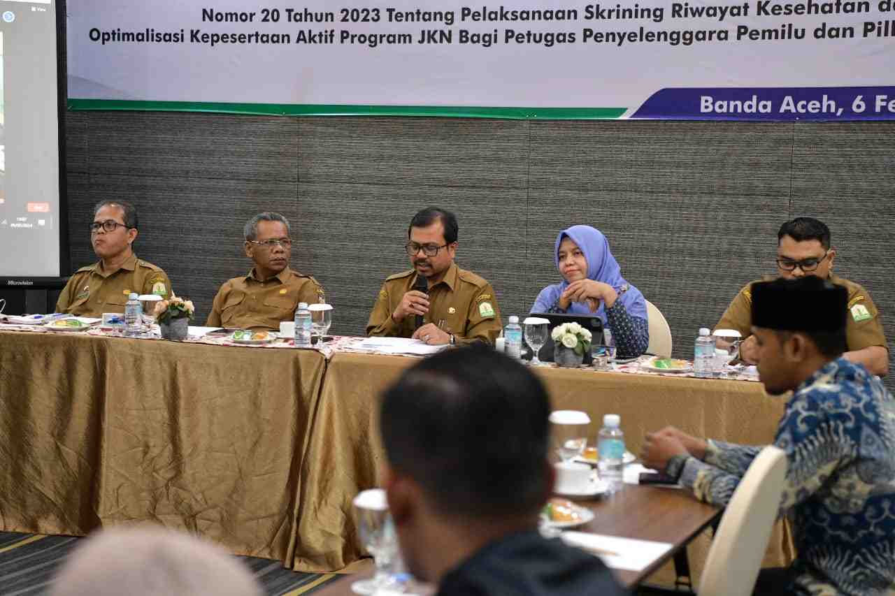 Persoalan Kesehatan Petugas Pemilu dan Pilkada Prioritas Utama Pemerintah Aceh
