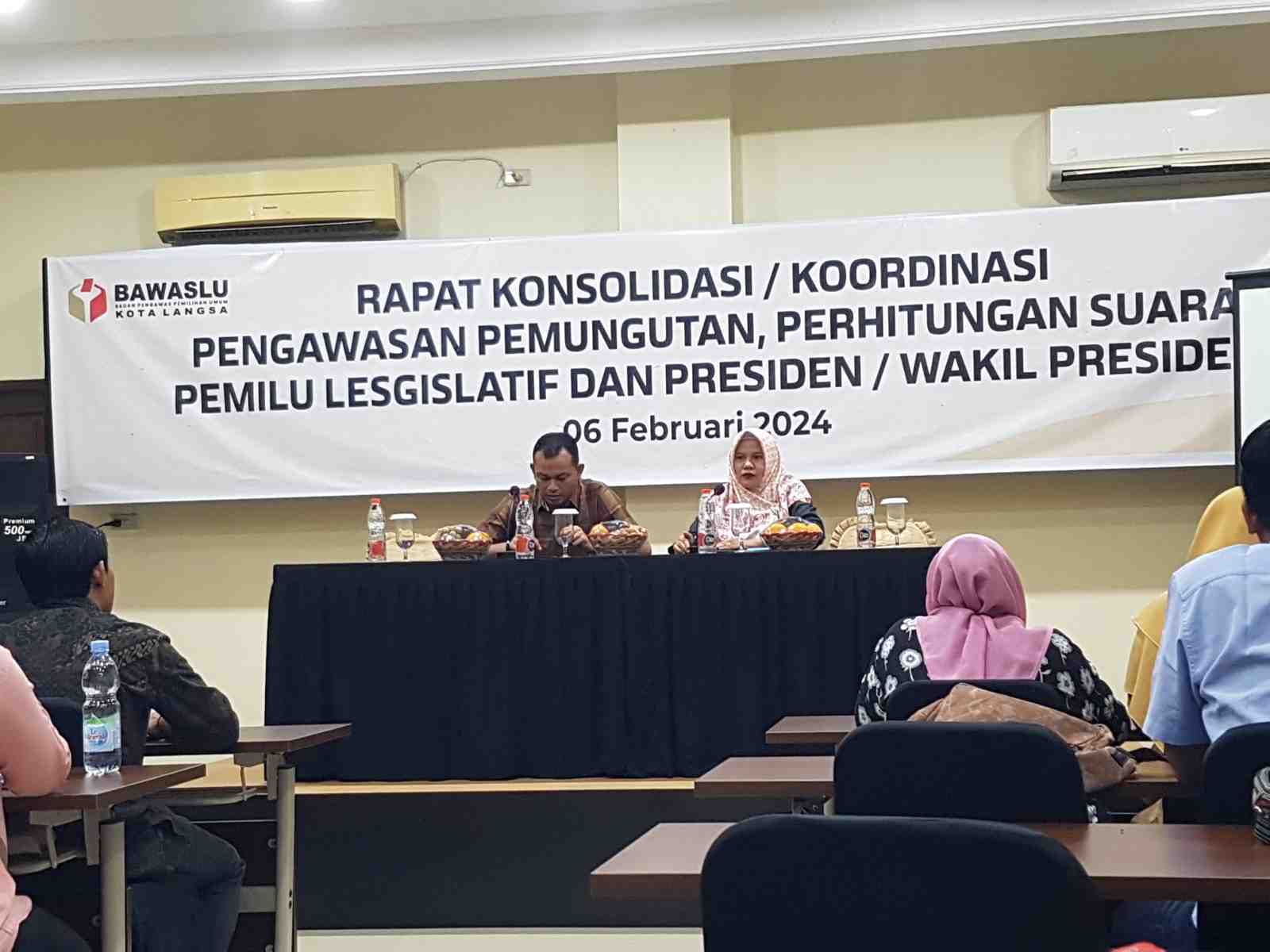 Panwaslih Langsa Gelar Rakor Pemungutan dan Perhitungan Suara