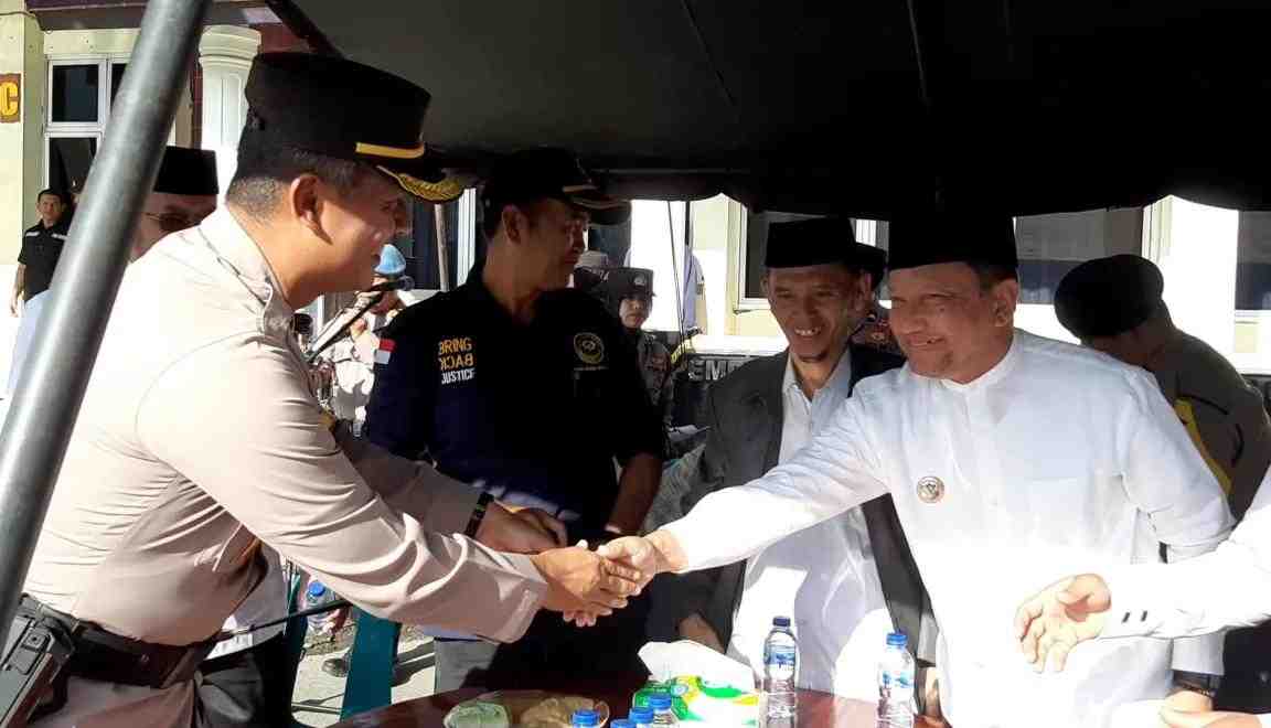 Apel Bersama Persiapan Pengamanan TPS Pemilu, Pj Bupati Aceh Tengah Imbau Ini