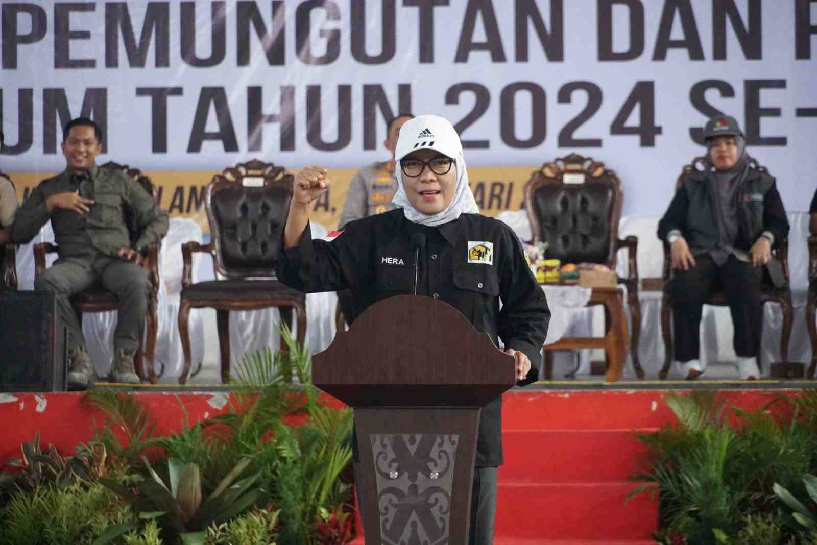 Pj Wali Kota Dukung Petugas PTPS Palangka Raya dalam Mengawali Pesta Demokrasi