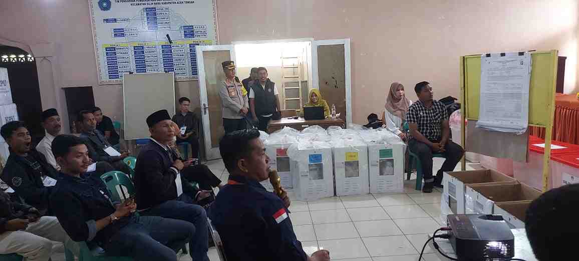 Pastikan Keamanan Surat Suara di setiap PPK, Kapolres Aceh Tengah Perketat Keamanan