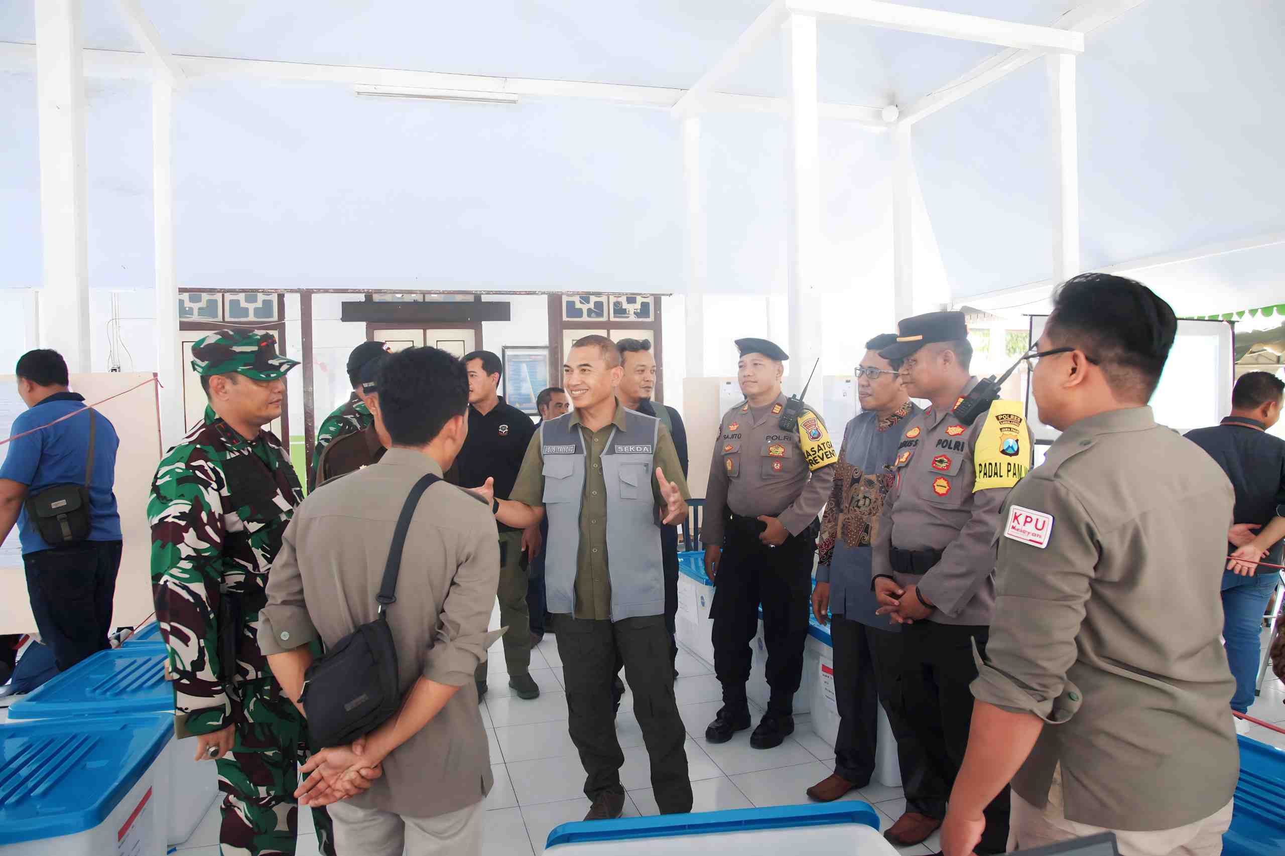 Pemkab Lumajang Intensif Memantau Kelancaran Rekapitulasi Hasil Suara Pemilu