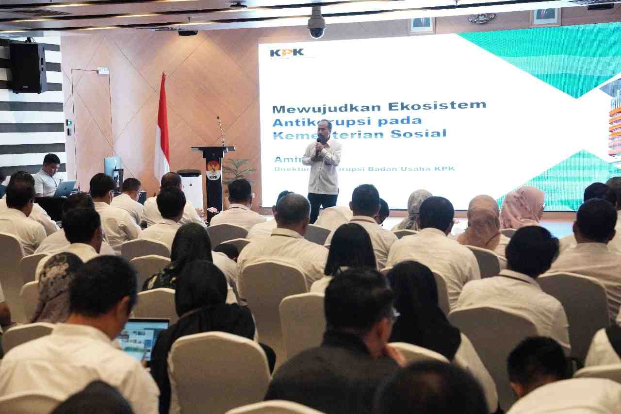 KPK Bekali PPK-Bendahara Kemensos Pengetahuan Antikorupsi dan Penguatan Integritas