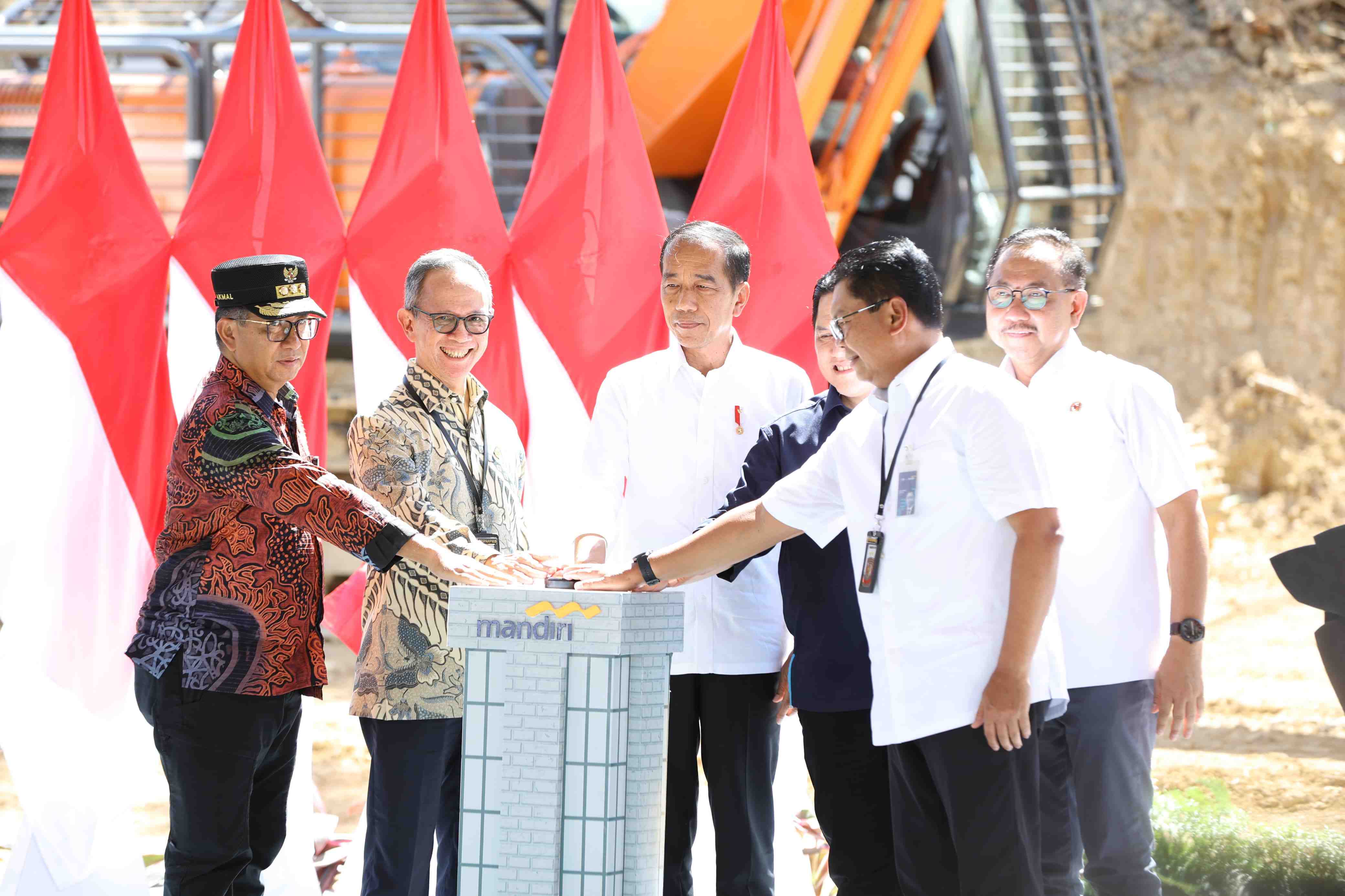 Pembangunan Kantor Mandiri Digital Services di Nusantara Dimulai
