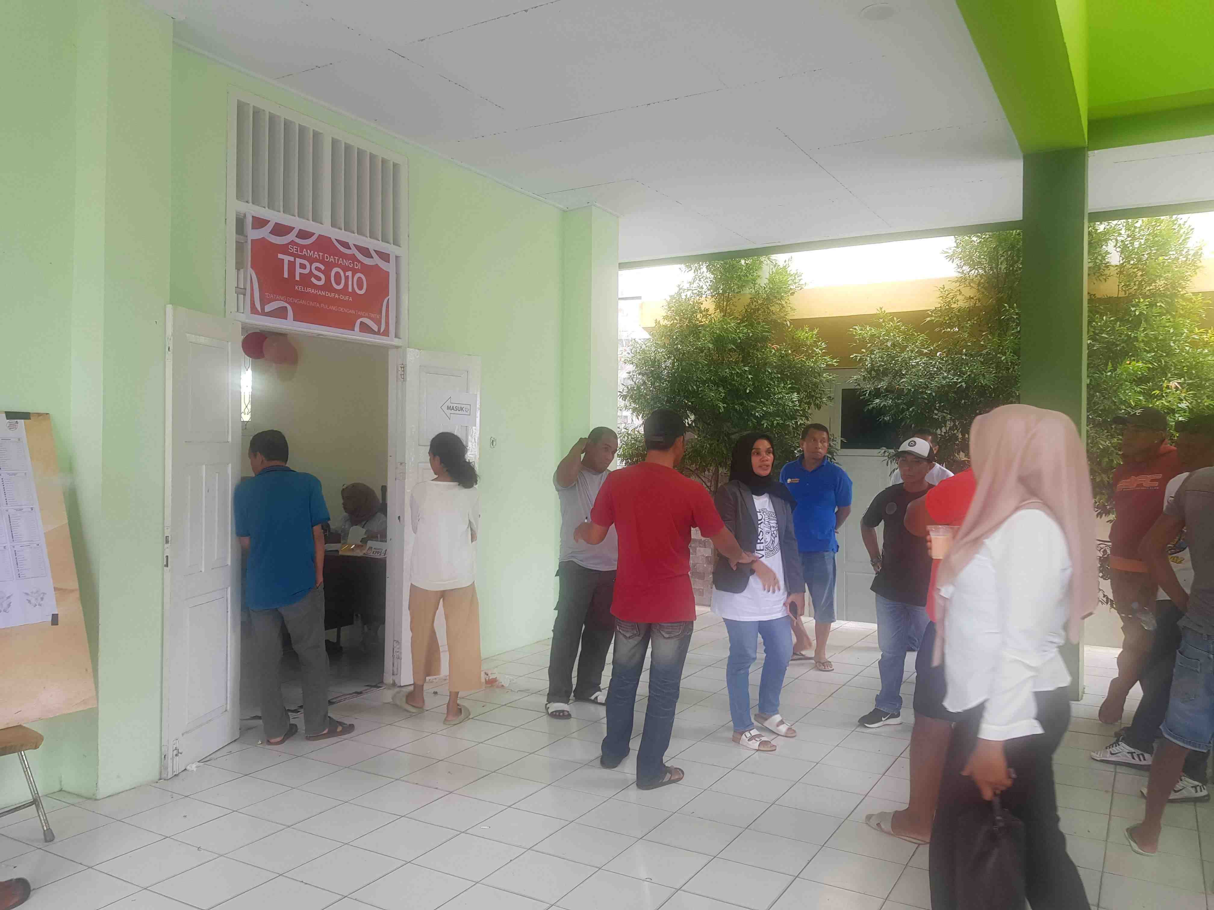 Bangunan Sekolah dan Kampus jadi TPS di Kelurahan Dufa-dufa
