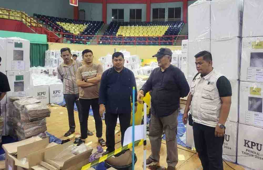 Penyortiran dan Pelipatan Tuntas, KPU Pelalawan Distribusikan Surat Suara 10 Februari