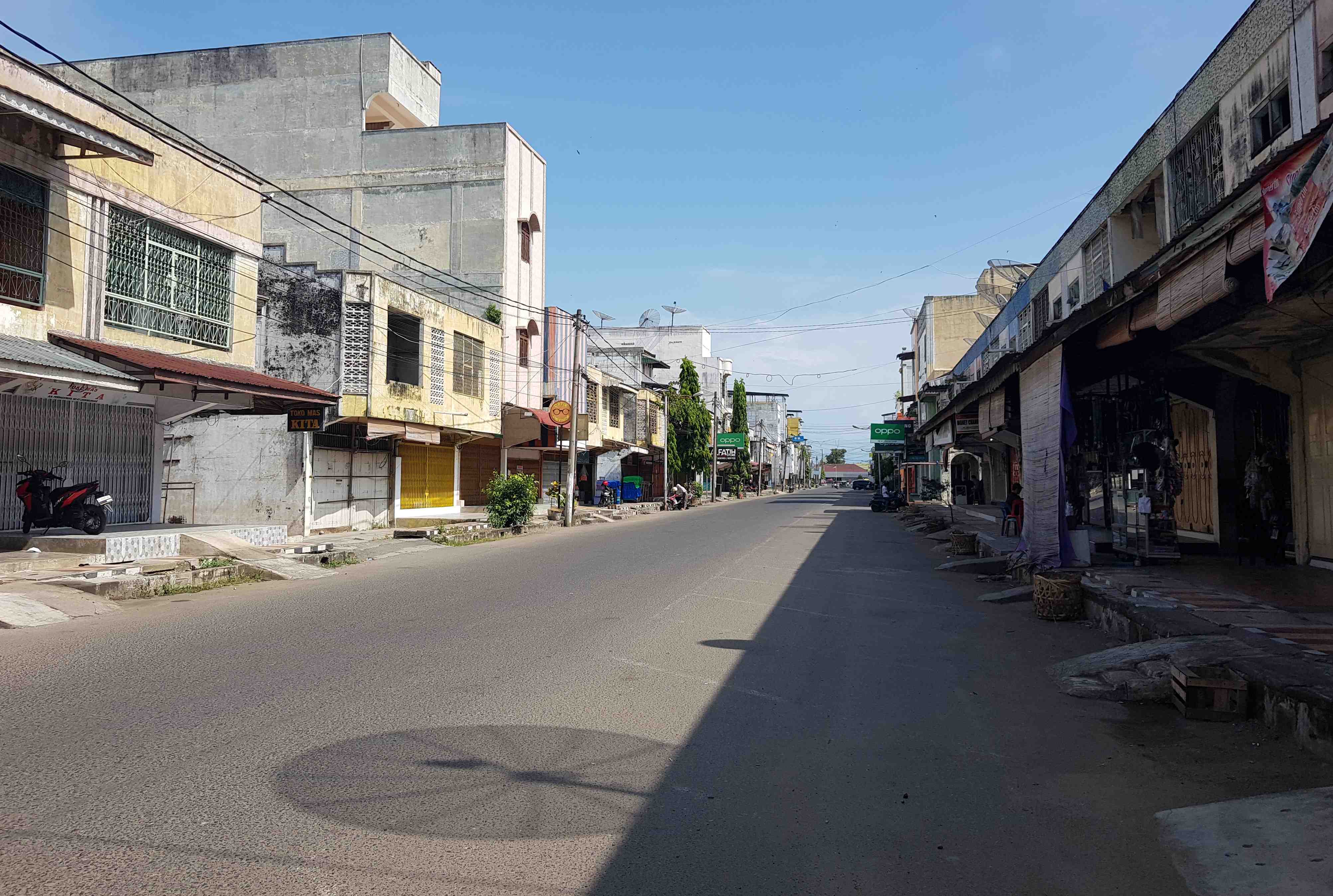 Pesta Rakyat, Aktivitas Jalan Kota Lhokseumawe, Sempat Sepi