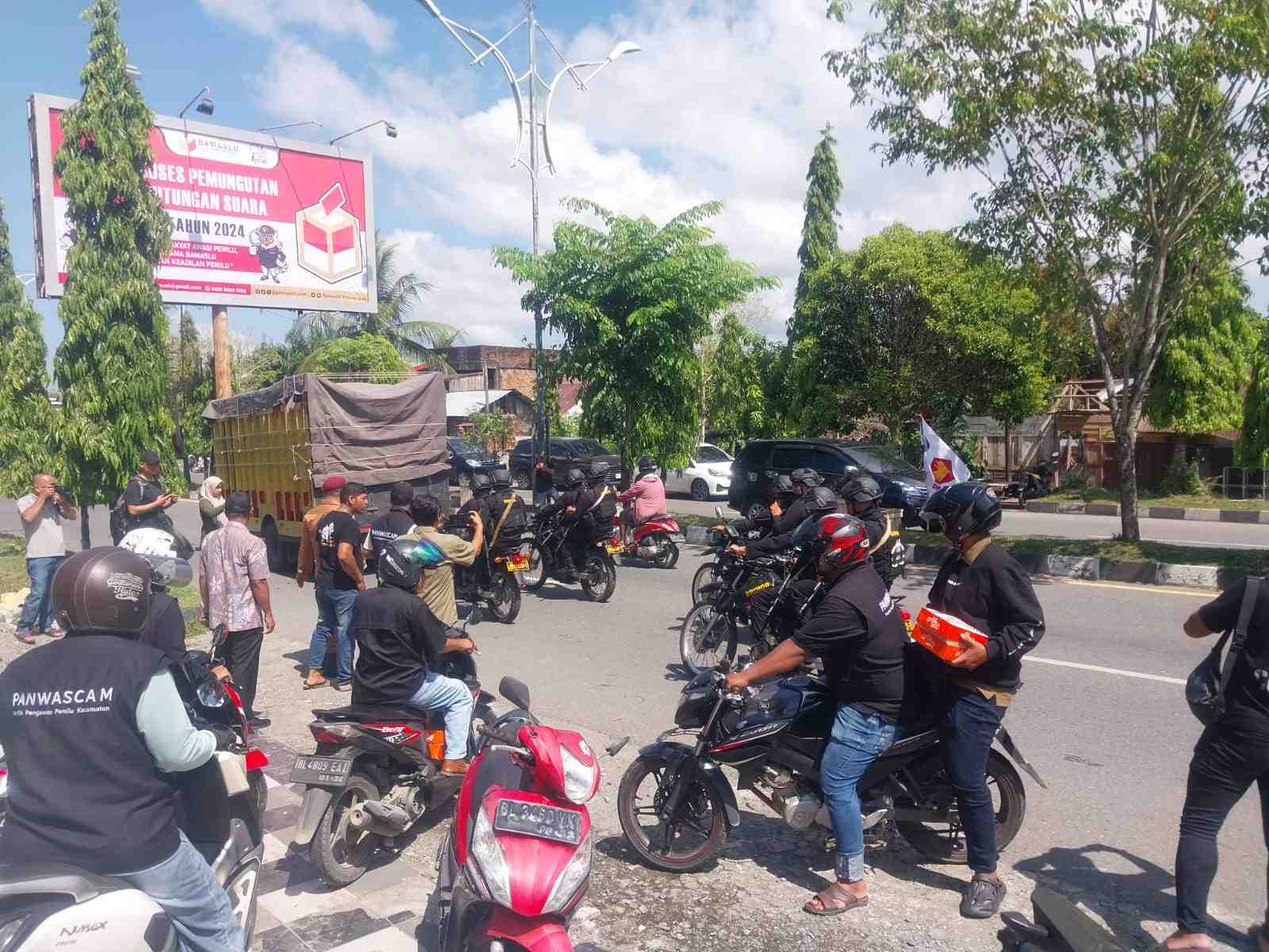 Polres Aceh Barat Kerahkan Personel Amankan Distribusi Logistik Pemilu
