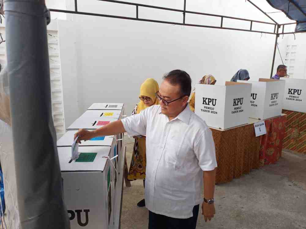 Usai Mencoblos, Rusli Zainal Sampaikan Harapan dalam Pemilu 2024