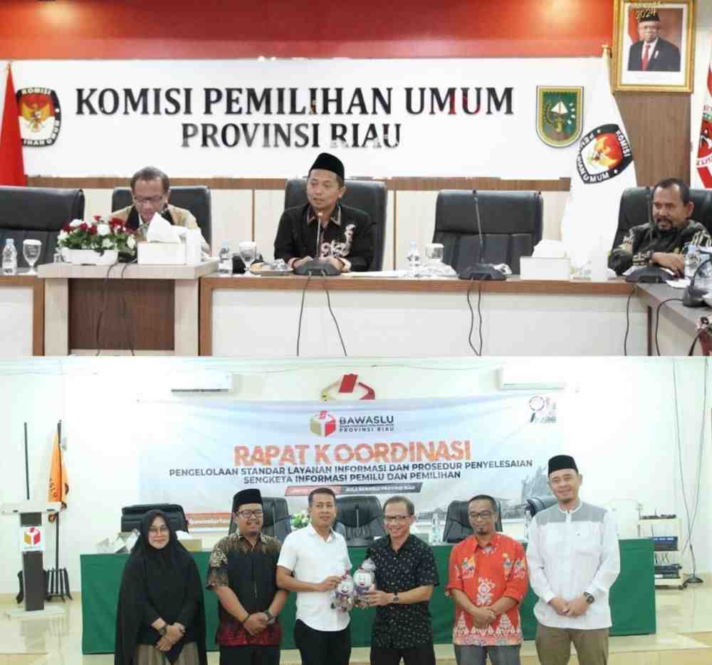 Komisi Informasi RI Kunjungi KPU, Bawaslu, dan Partai Politik di Riau