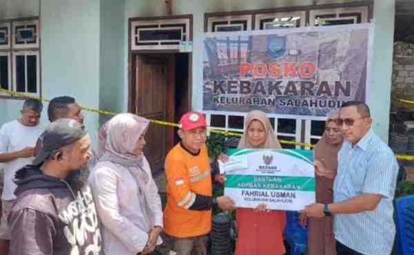 Respon Cepat, Wali Kota Ternate terhadap Musibah Kebakaran di Kelurahan Salahuddin